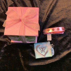 Lot set of Butterfly Set 🦋 butterfly Notepad, bookmark, bracelet NH6